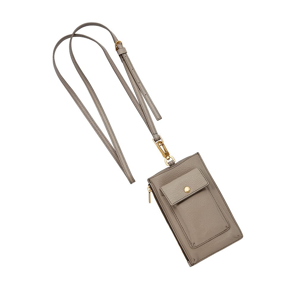 Fossil Geschenk für Frauen Rio, Eco Leder/Polyurethan Trim Pouch braun 10,2 cm L x 2,6 cm B x 16,2 cm H SLG1483200