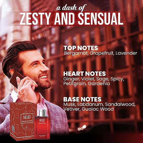Image of NEUD Luxury Perfume Combo for Men, EDP Gift Set, 100ml x 2 Bottles, Long Lasting Citrus Fragrance