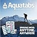 Aquatabs 49mg Water Purification Tablets (30 Pack). Portable Water Purifier for Camping Essentials, Lightweight Camping Gear or Survival Kit, EPA Registered & NSF/ANSI 60 Certified, Fast-Acting