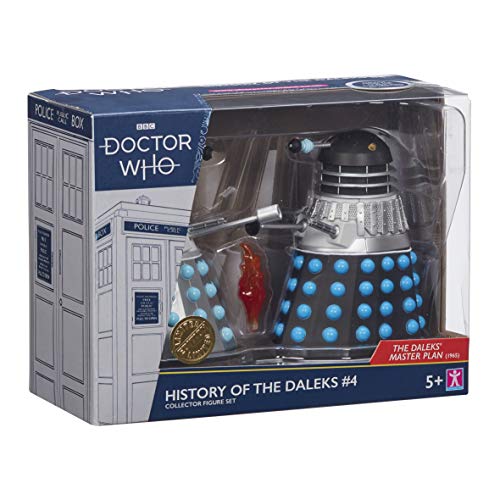 Doctor Who History Of The Daleks Twin Pack #4 The Daleks’ Master Plan - Dr Who Season 3 Dalek Action Figure - Classic Dr Who Merchandise - Character Options - Pack Of 2 - 5.5” #TOP2