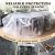Storage Standard Patio Table and Chair Cover for Outdoor Furniture - Rectangular Outdoor Patio Furniture Covers Waterproof, Reusable Heavy-Duty Plastic Table Cover Protector, 111" x 74" x 28"