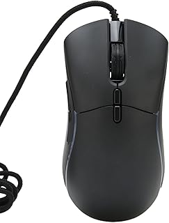 Wired Custom Gaming Mouse, Honeycomb Shell Replaceable - 7 Programmable Buttons - 12800DPI & Counterweight Adjustable - RGB Backlit Optical Mice