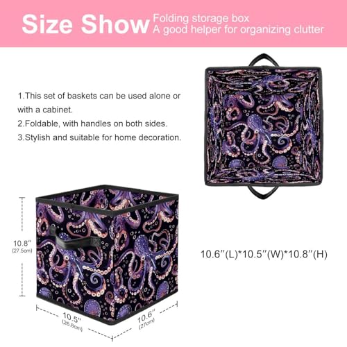 Panier de rangement pliable Oxford pour étagère de 27,9 cm - 3