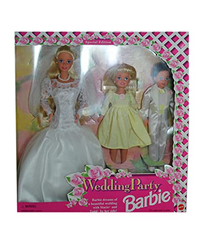 Barbie Wedding Party Giftset Special Edition w Stacie & Todd Dolls (1994)