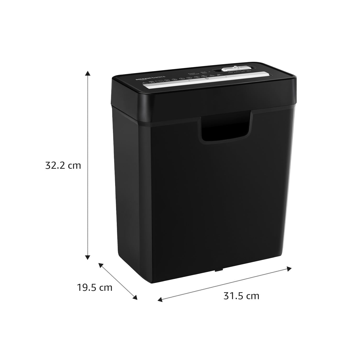 6-Sheet Strip Cut Paper & Credit Card Shredder, 10 Liter Waste Basket Capacity|for Office and Home Usage| 1 Year Brand Warranty 4