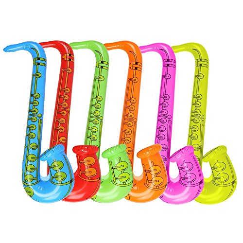 DECORA Inflatable Saxophones 6pcs