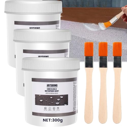 Sellador Invisible Impermeable, Pegamento Impermeable Rhinostrong, Agente Aislante Transparente, Sellador Aislante Impermeable, Waterproof Anti-Leakage Agent Para Interior y Exterior Grietas (3 PCS)