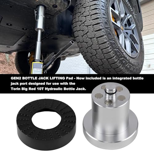 RULLINE Magnetic Jack Pad Lift Point Adapter Kit Compatible with Rivian R1T & R1S -4 Pack with Storage Zippered Case by RULLINE - Used condition - Image 7