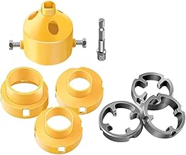 Enhebrador de tubería de agua, Herramientas de fabricación de roscas de PVC Tubo de plástico Juego de troqueles Máquina de roscado Redondo Dies, Amarillo