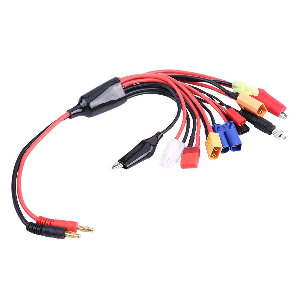 11 w 1 RC Kabel ładowarki Lipo, adapter do wielu wtyczek ładowarki Kabel do ładowania konwertera z wtyczką bananową 4 mm