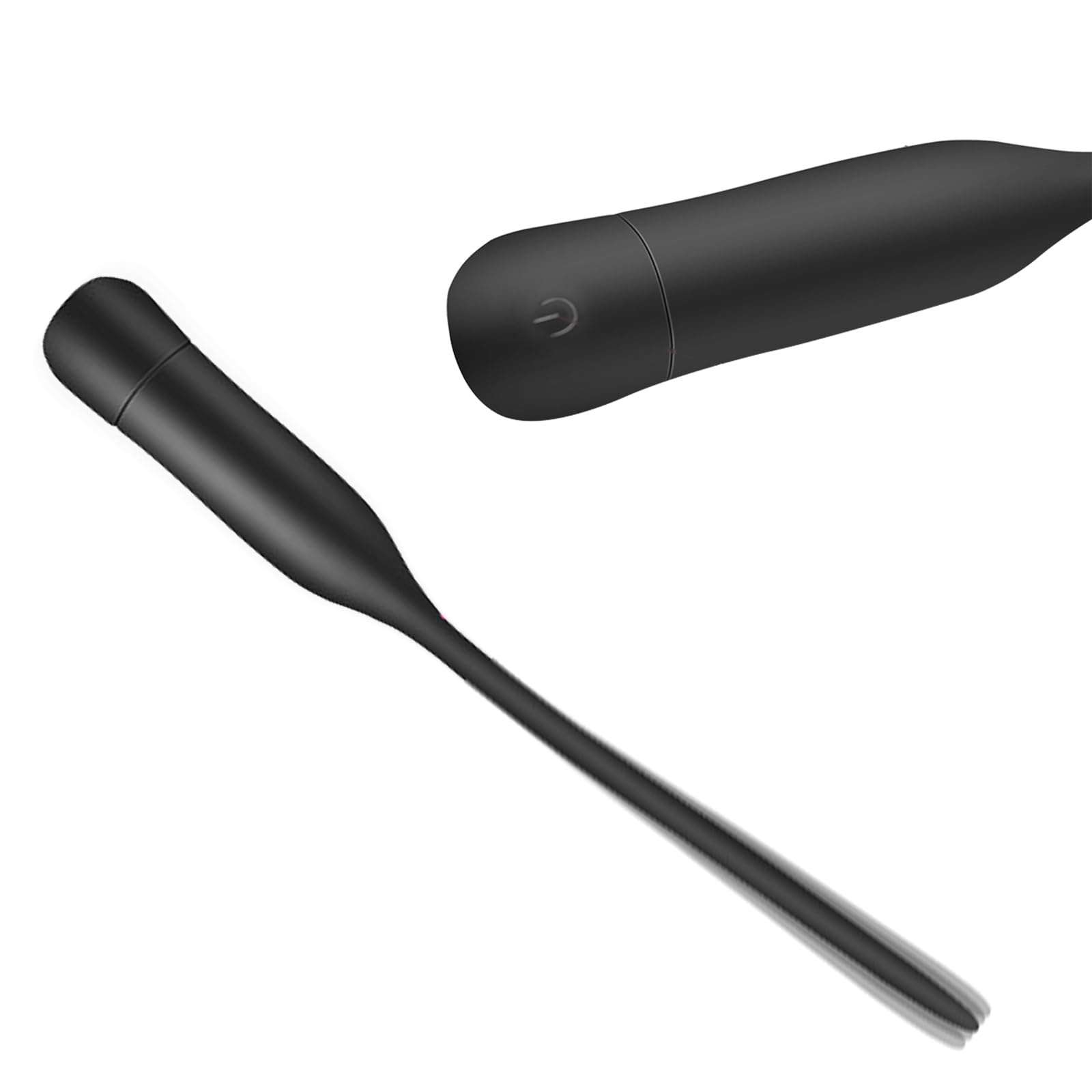 BDSMYEE Dilatatore Uretra Vibratore in Silicone con 10 Modalità di Vibrazione, Stimolazione del Pene Masturbatore Giocattolo Erotico Sessuale per Uomini (Corto)