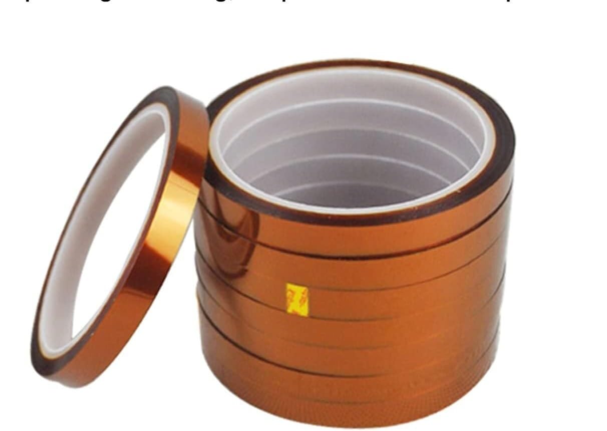 Cinta resistente a altas temperaturas: cinta térmica de poliimida, 33 m de longitud, 30-40 mm de ancho for electrónica y manualidades(40mm)