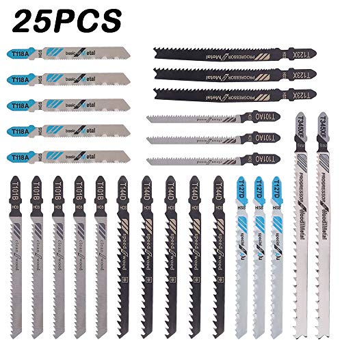 25 Pcs Lame Seghetto Alternativo T118A / T144D /