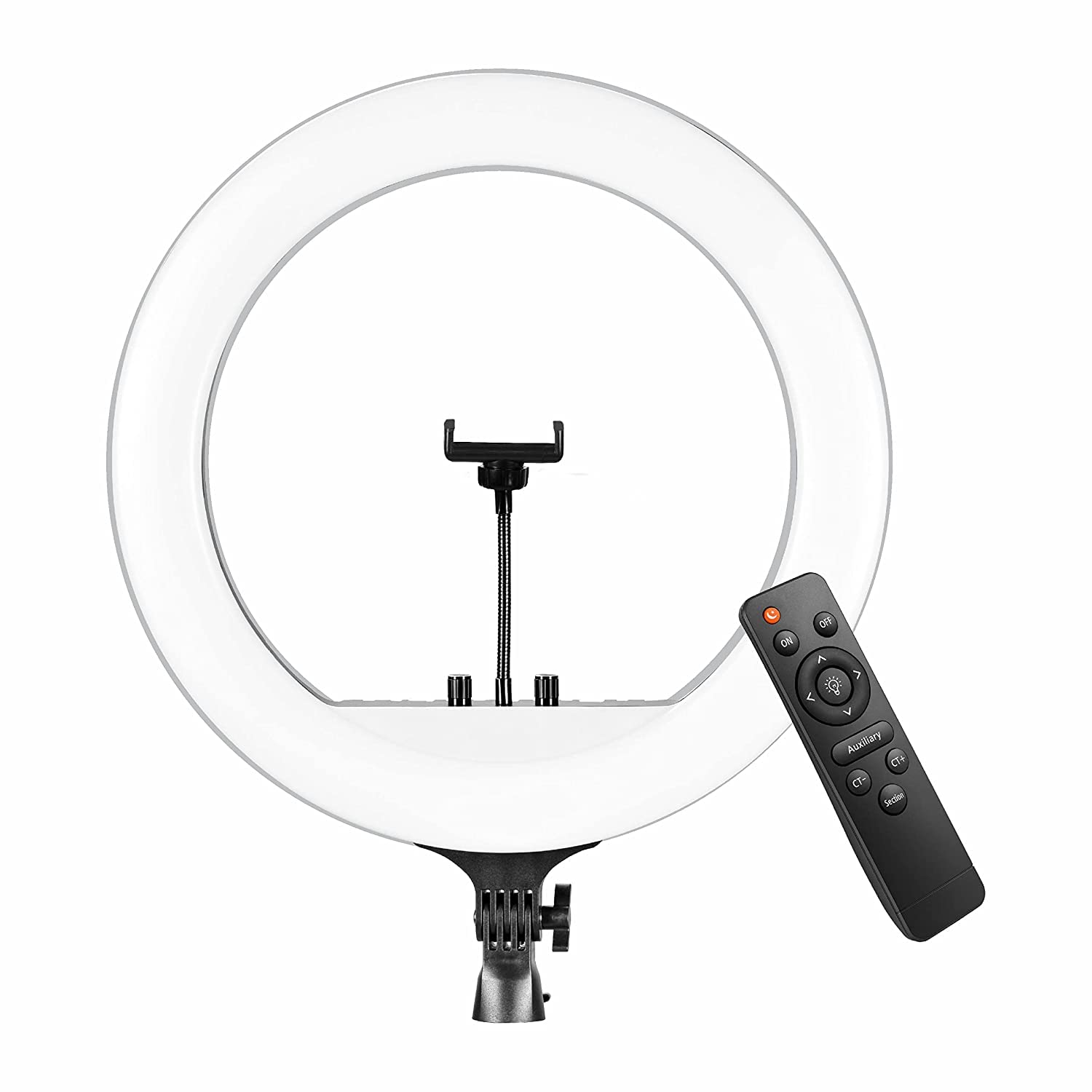 WBD (DRL-18RT) Profesional 46cm (18 Inch) LED Ring Light with Remote Control, Runs on AC Power with No Shadow apertures, Ideal use for Makeup Artist, Video Shoot, Fashion Photography & Many More-image-9