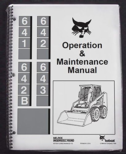 Bobcat 641 642 643 Operator's Owners Manual