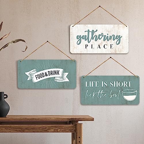 kotart - Kitchen Quotes Wooden Wall Art Hanging for Restaurant Bar Dianing Area Home Wall Decoration item for Living Room | Bedroom | Gifts | Home Decor Items (Kitchen Decoration Items, 20)
