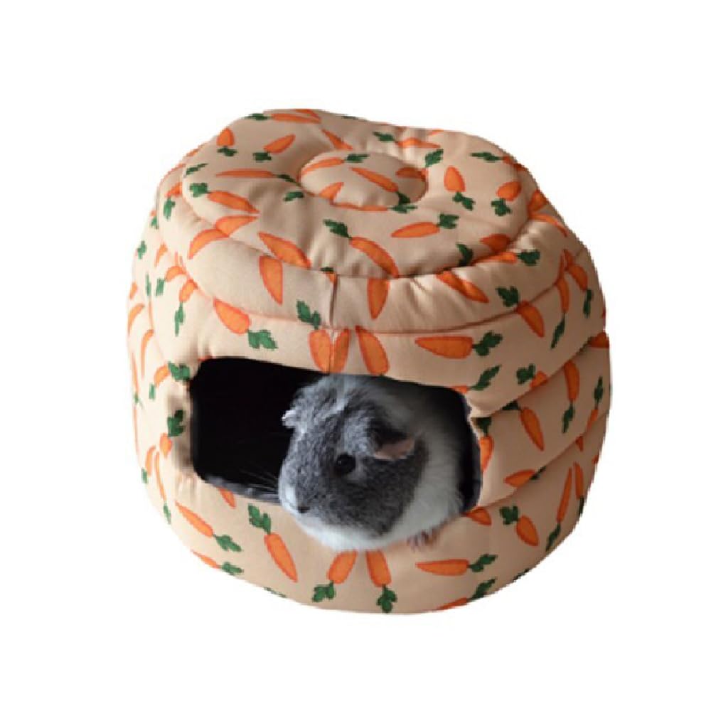 Rosewood 19613 Snuggles 2 In 1 Karotten-Bienenkorb Kuschelbett Für Kaninchen, Meerschweinchen, Frettchen Und Ratten