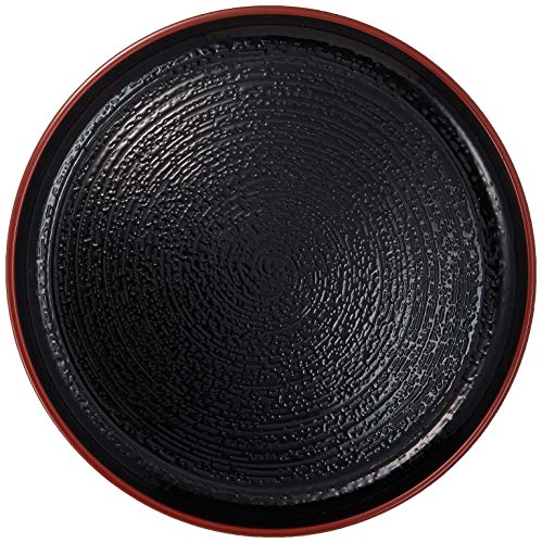 Plato redondo negro 27 cm Setomonohonpo miniatura 1