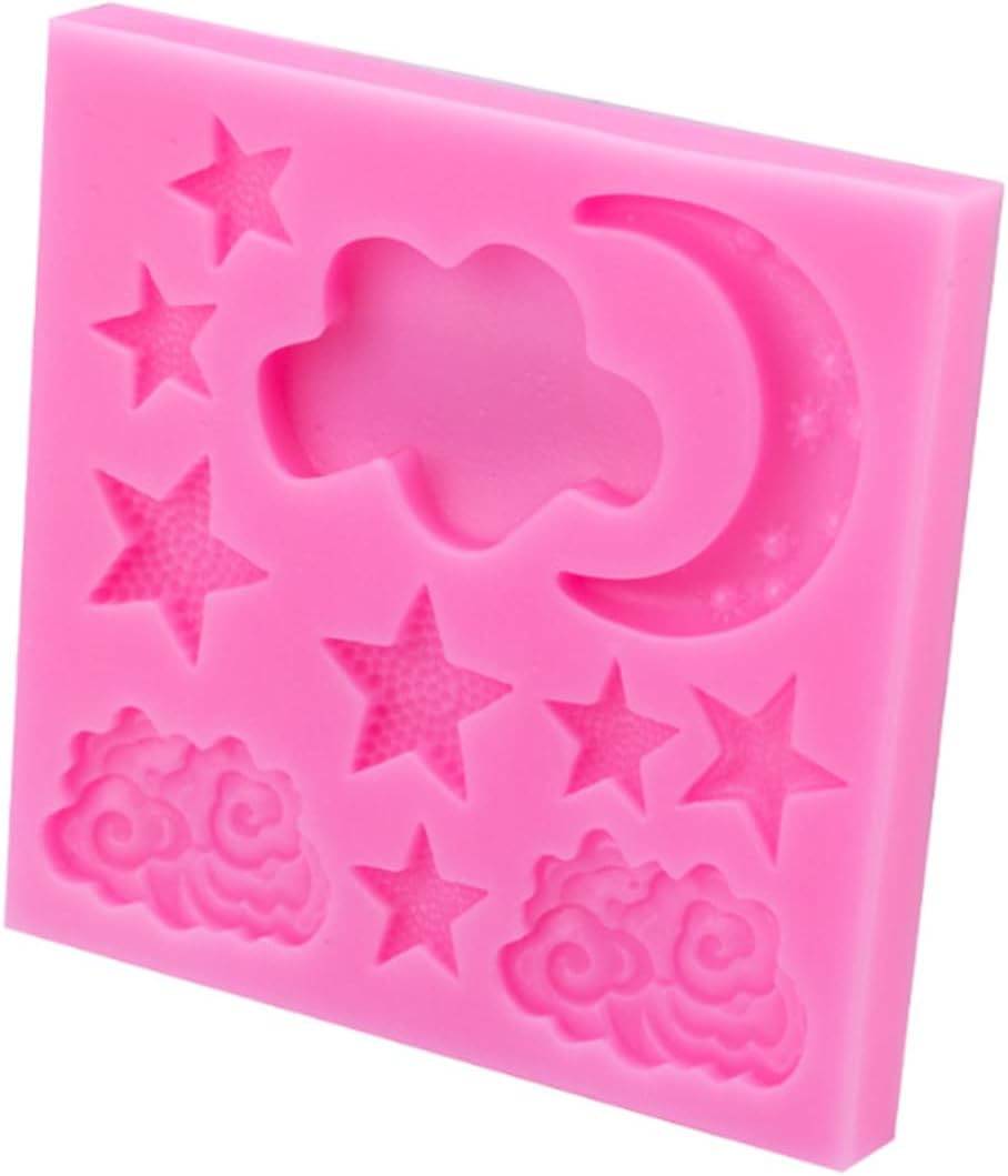 Silicone Cake Mold Cloud Star Moon Chocolate Decoration Dessert Pastry Jelly Pudding Accessories DIY Kitchen Baking Tool