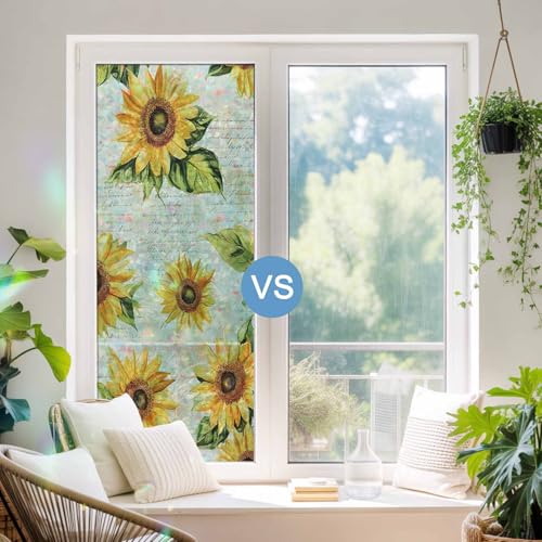 Vinilo decorativo para ventana 17.7x78.7in Qibunaqu miniatura 3