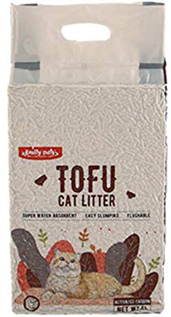 Emily Pets� Tofu 6L Flushable Clumping Cat Litter - (Activated Carbon) (B07T846PRK) Amazon Price History, Amazon Price Tracker