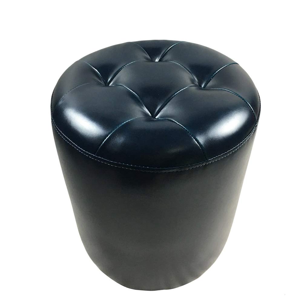 Banc à chaussures tabouret de salon noir 35x40 cm meuble entrée haute résilience