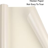 Vista 3 de NESCCI Papel de Regalo Blanco Roto Mate, Papel de Brillo Perlado de Color Sólido, Papel de Regalo, Perfecto para Bodas, Día de San Valentín