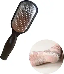 Lixa De Pé Aço Inox Removedor Ralador De Calos Calosidade Pele Morta Rachadura Alisa Pé