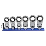 VIM 6 PC. 12PT Nano Flex Offset RATCHETING Attachment Set - 3/8