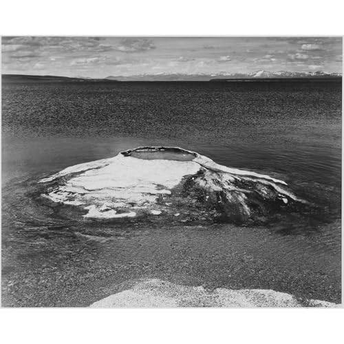 Toile Le cône de pêche Adams Lac Yellowstone, giclée d'art pour intérieur chic