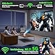 Mini Beamer 4K Projektor Full HD 1080P mit WiFi 6 und Bluetooth 5.2, Android Tragbarer Projektor 270° Dreh mit Automatische Trapezkorrektur für PC/HDMI/USB，mit Maus und Fernbedienung, Weiß