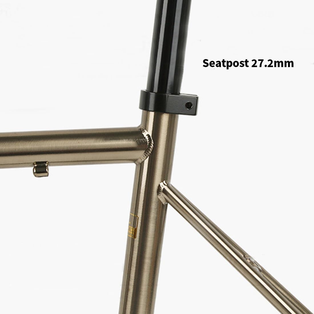 Road Bike Frameset 700C Cr-Mo Steel Bike Frame 44/47/50/53/56cm C Brake Frame Quick Release 100/130mm QR，with Carbon Fork