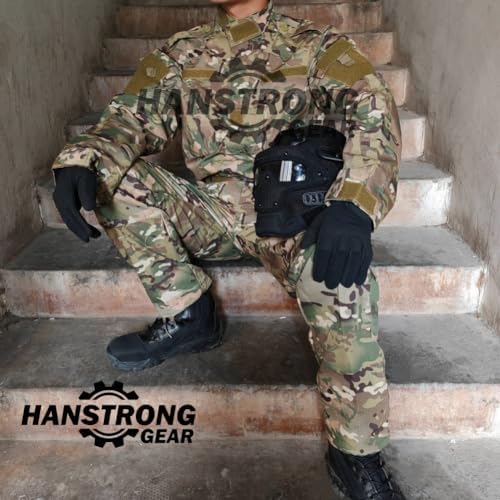 HANSTRONG GEAR Men Tactical BDU Combat Uniform Jacket Shirt & Pants Suit for Army Military Airsoft Paintball Hunting Shooting War Game MC (X-Large) — view 7