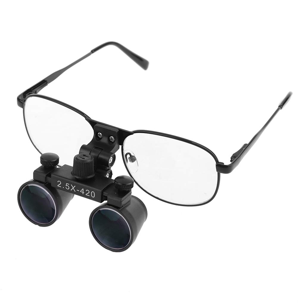 2.5X 3.5X Binoculaire Chirurgie Loupe Dentaire Loupe Chirurgicale Médicale w Lunettes