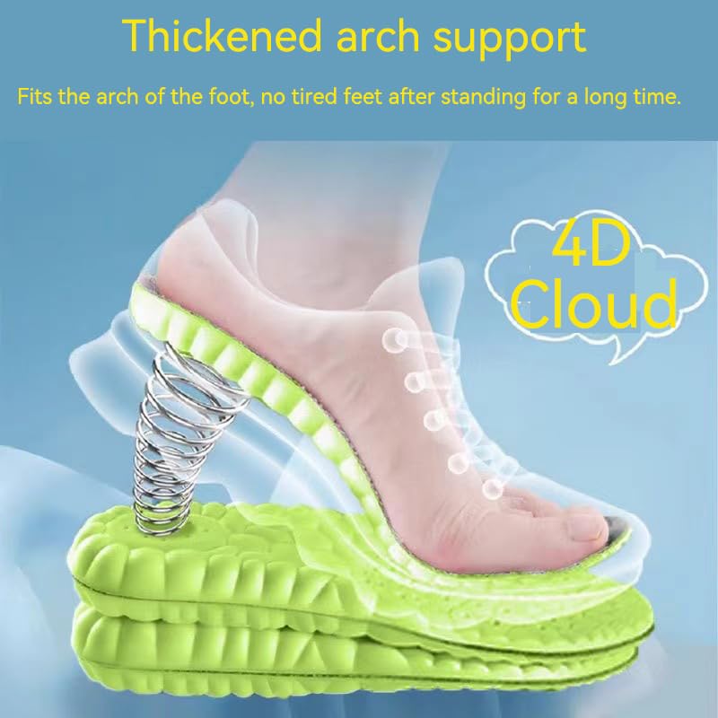 2 Pares de Plantillas de Espuma para Hombre y Mujer US 8-11 miniatura 5