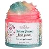 Bella and Bear Unicorn Dream Body Scrub Skin Care Exfoliating Body Wash – Cruelty-Free, Paraben Free, Vegan-Friendly Sugar Scrub with Pineapple and Papaya Scent