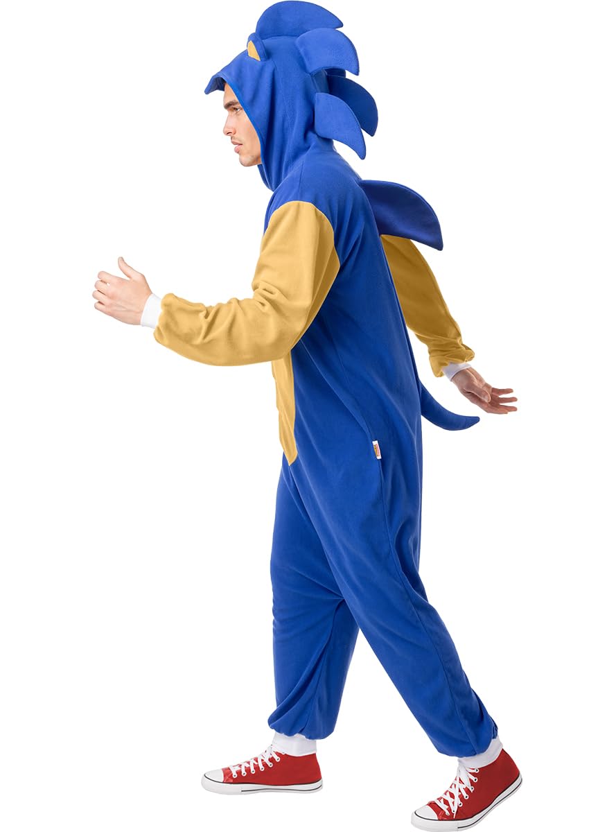Funidelia Sonic Kostüm für Herren und Damen, Offizielle Lizenz, Games, Film und Serien - Verkleidung für Erwachsene für Partys, Karneval und Halloween