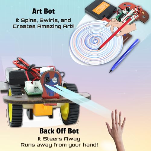 Image of Butterfly EduFields 5in1 STEM Robotics kit | Robotics Kits for Kids Ages 8 9 10 11 12 Years Old Boys Girls | Electronics Sensor Toy Modules | No Coding Required | Birthday Gift for Kids Ages 8+
