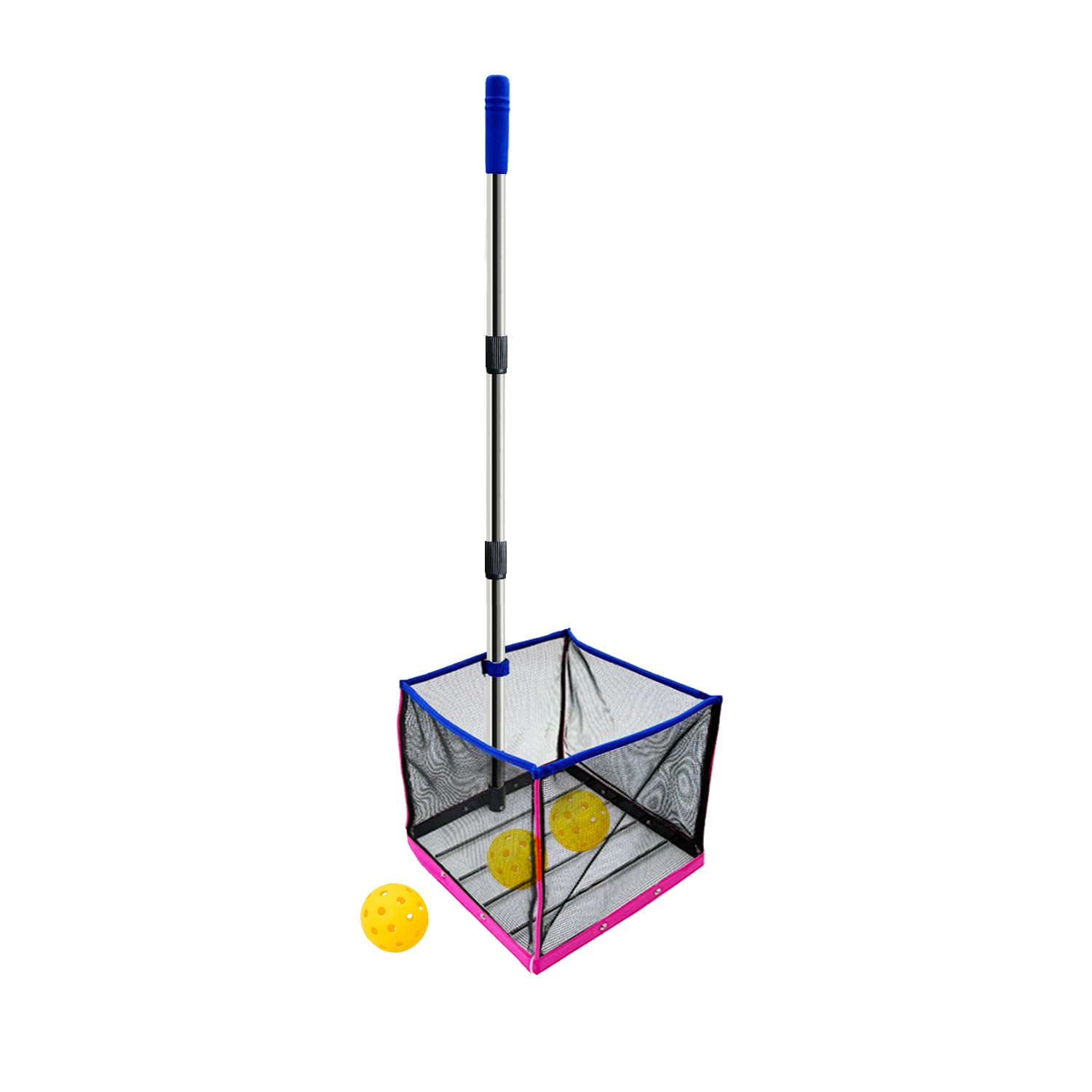 Photo 1 of TNZMART Adjustable Pickleball Retriever Portable Pickle Balls Picker Multifunction Ball Collector for Picking and Storage (Blue)