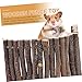VOSAREA Wooden Hamster Fence Hiding Arch Wood PET Shelter for Small Animals Like Hamsters and Hedgehogs 1-Piece PET Supply