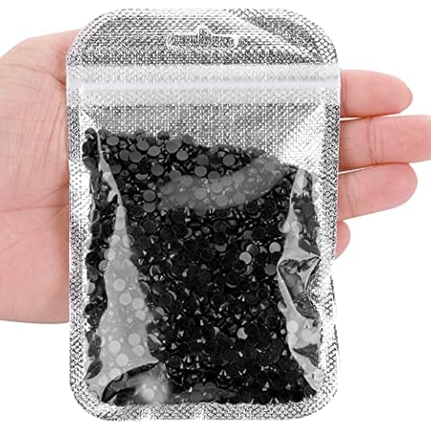 TIESOME 3000Pcs Strass 4mm Harz Strasssteine Pailletten Verzierungen Edelsteine Hotfix Flatback Kristall Bling Diamanten Cover