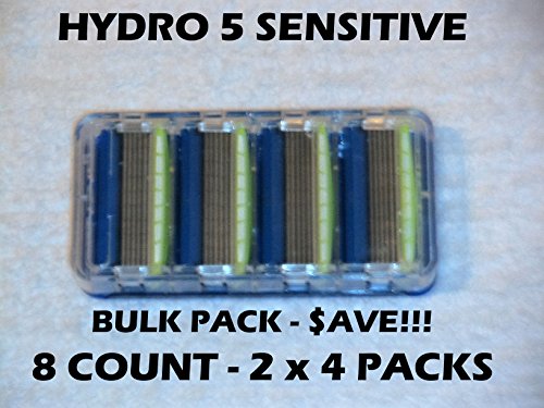 Schick Hydro 5 Sensitive - 8 Count Bulk Pack (2 x 4 Packs)
