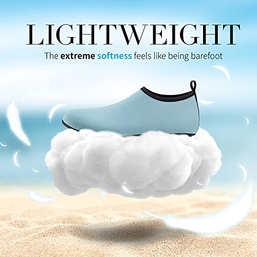 Image of Homitem Water Shoes for Women Men Aqua Socks Swim Beach Pool River Slip-On Barefoot Quick-Dry Vacation Cruise Essentials Accessories for Yoga Kayak Sports
