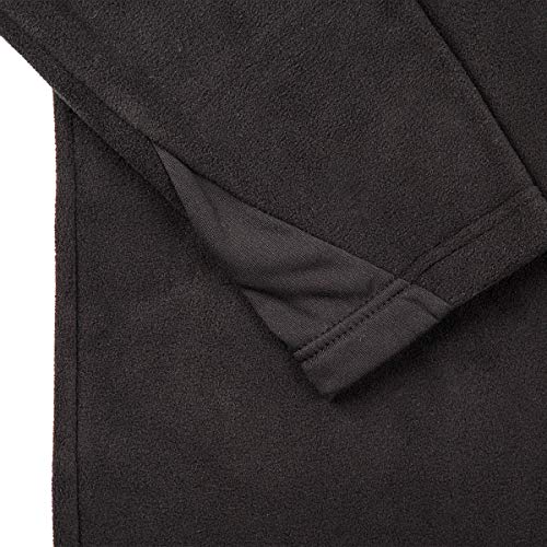 Engelbert Strauss Herren Fleecepullover Troyer dryplexx Micro, Farbe:schwarz, Größe:L