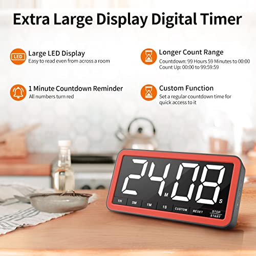 Vocoo 5285 Digital Kitchen Timer With 7.8 Inch Extra Large Display thumb #1
