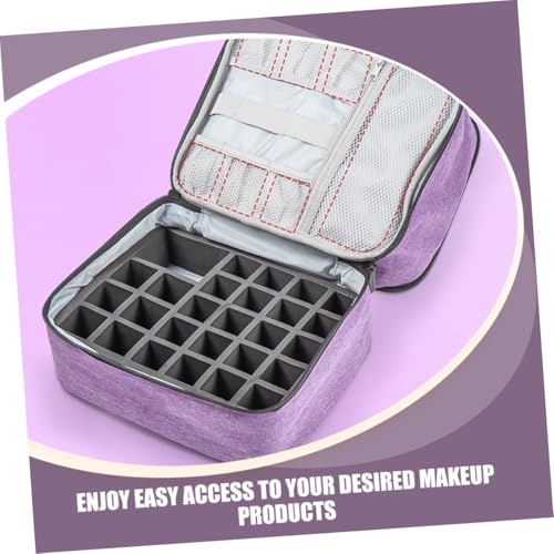 Trousse de rangement maquillage étanche voyage à grands compartiments - 7