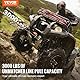 VEVOR Seilwinde 12V, 3000 lbs/1361 kg, Elektrowinde 12 V DC für ATV/UTV, Motorwinde mit Φ 0,5 x 1188,7 cm Stahlkabel, Rollenseilführung, Kabelfernbedienung, IP55, Ideal für UTV ATV Offroad-Bergung