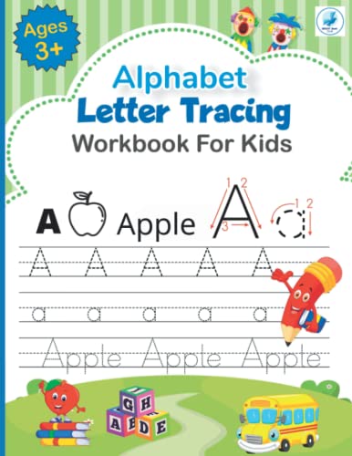 Alphabet Letter Tracing Workbook For Kids 3+.
