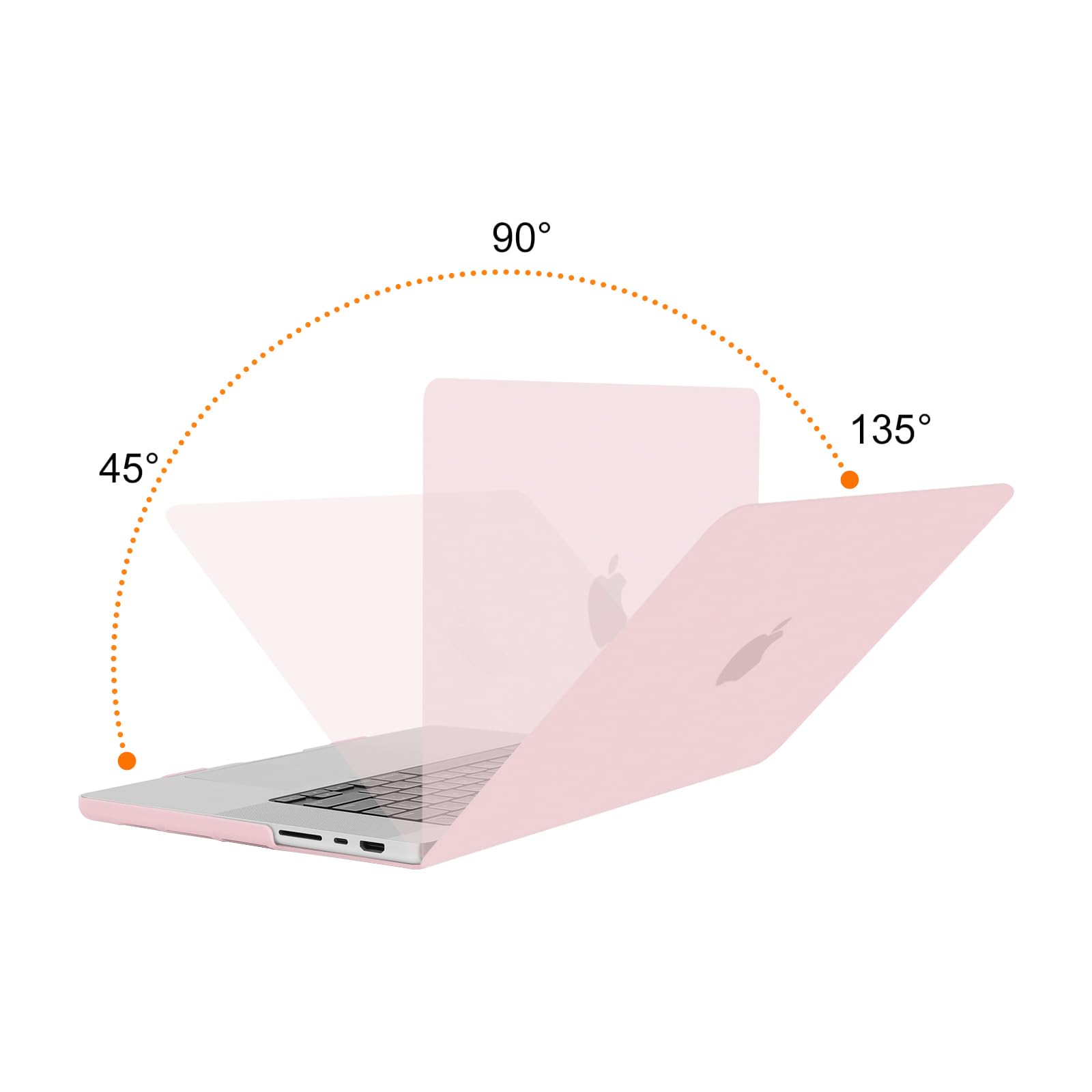 Cover Per MacBook Pro 16 Pollici 2021-2024 - Custodia Rigida Protettiva, Nero, Compatibile Con Modelli M1-M4 - Foto 2