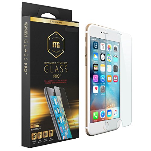 Patchworks ITG PRO Plus for Apple iPhone 6s 6 - Made in Japan raw Glass, Finished in Korea, Impossible Tempered Glass Screen Protector